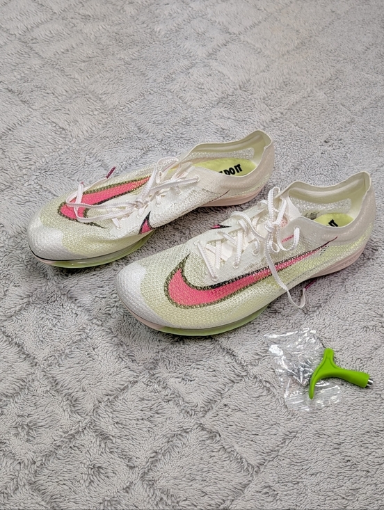 Nike Air Zoom Victory Sail Fierce Pink Track Distance Spikes Mens 14 CD4385-101